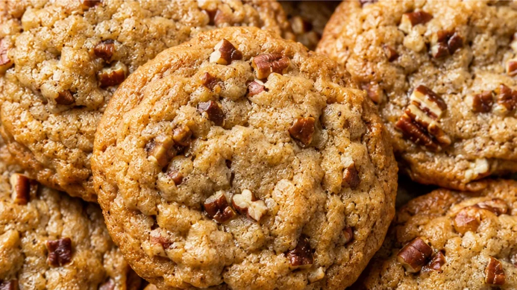 Brown Butter Pecan Cookies - Pecan cookies: Bake these incredibly chewy brown butter maple pecan cookies in under 30 minutes. Perfect for a quick, delicious tre