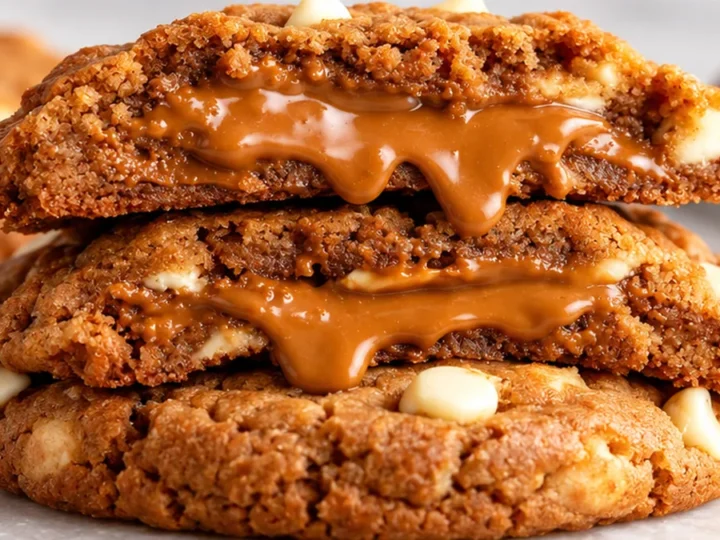 Biscoff Stuffed Cookies: Melty Perfection!