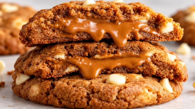 Biscoff Stuffed Cookies: Melty Perfection!