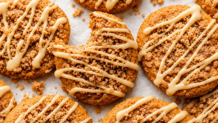Pumpkin Crumb Cake Cookies: Autumn Bliss