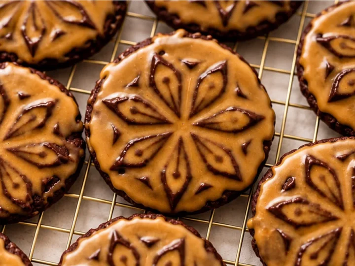 Stamped Chocolate Espresso Cookies